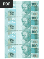 Nota de 100 Reais para Imprimir | PDF