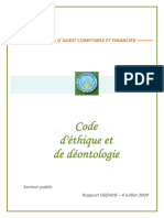 Code Éthique Et de Déontologie