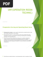 Operating Room Team Roles Explained | PDF | Surgery | Nursing