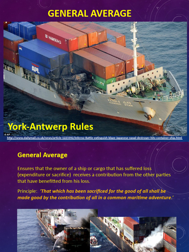 Understanding General Average in Maritime Law | PDF | Piracy | Shipping
