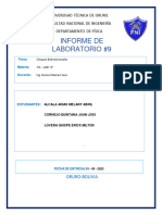 Informe de Laboratorio 9