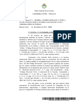 Camara Civil - Sala E: Y Vistos: Y Considerando: I. El Recurso de Queja Por Apelación Denegada