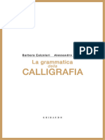 La Grammatica Della Calligrafia - Fogli Guida Per Esercizi