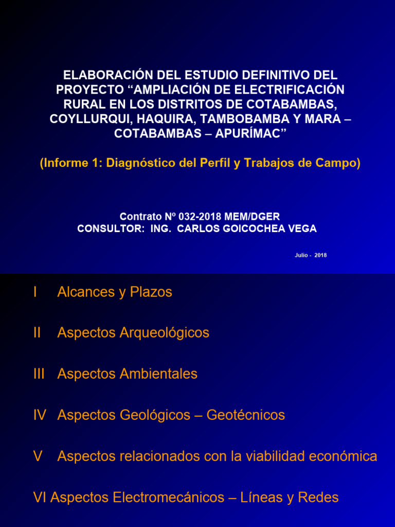 DGER PresentaciónCotabambasVf | PDF | Ciencias de la Tierra | Naturaleza