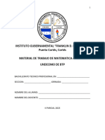 Matematicas Aplicada (BTP) II Parcial 2023