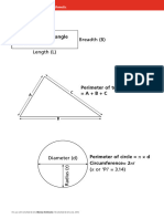 Mental Arithmetic Maths Facts Perimeter