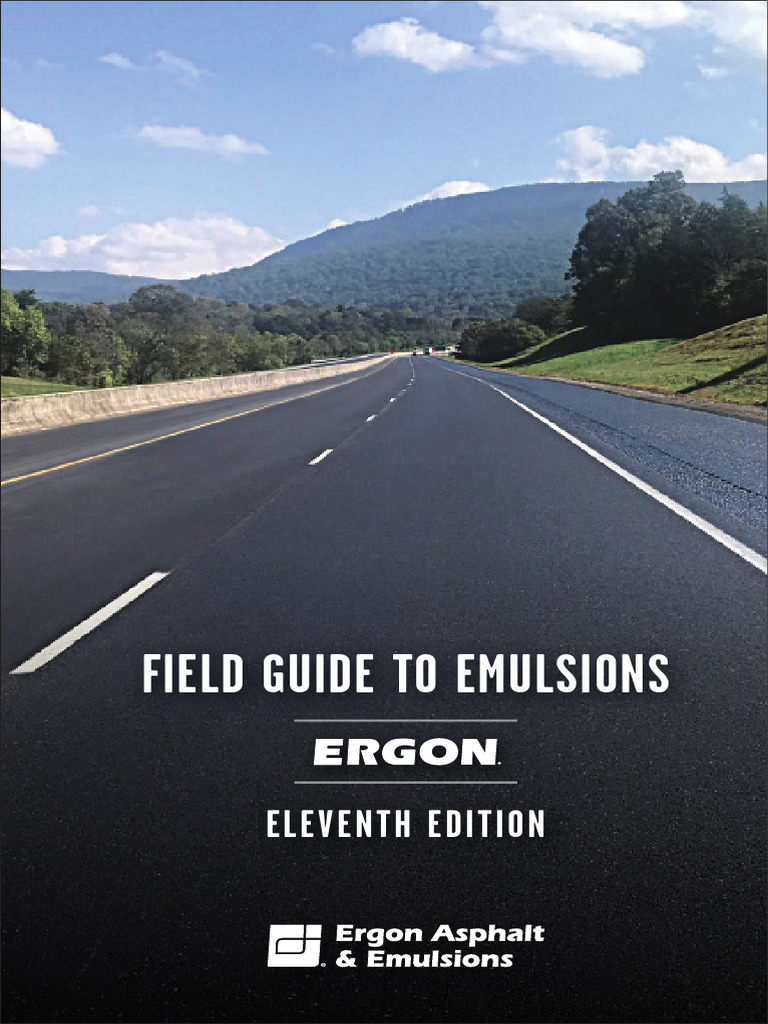 Ergon Emulsions Field Guide | PDF | Road Surface | Soap