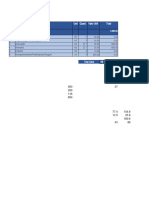 Planilha de Serviços Generico