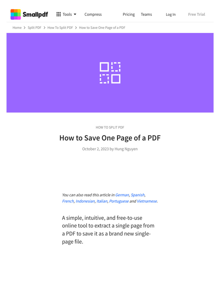 How To Save PDF | PDF | Computing | Computer Science