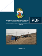 Informe de Evaluacion de Riesgo de Desastres Por Sismo en El Aahh Los Hijos de Las Terrazas Distrito de Ventanilla Provincia Constitucional Del Callao