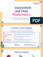 Measurement and Data - Mathematics - 1st Grade by Slidesgo