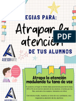 Estrategias para Captar La Atención de Los Alumnos