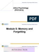 Module - 5 Memory and Forgeting-1