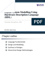 Digital System Modelling Using Hardware Description Language (HDL)