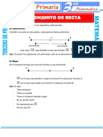 Sudconjunto de Recta para Tercero de Primaria