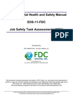 EHS-11-FDC Job Safety Task Assessment (JSTA) Rev 0