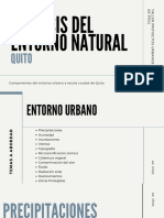 Análisis Del Entorno Natural (Quito)