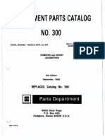 Parts Catalog 300 567d & 645e