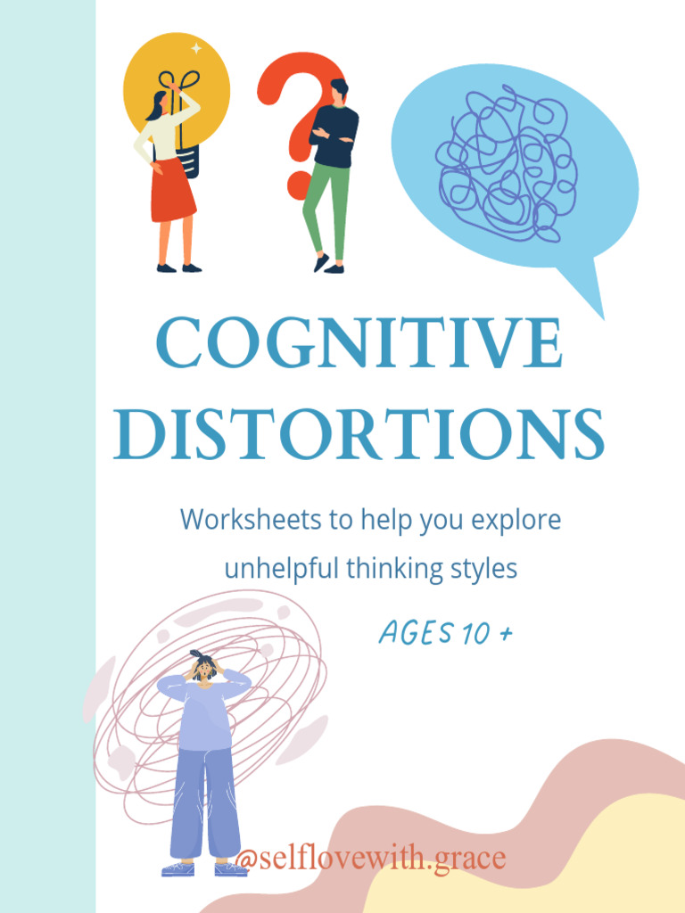 Cognitive Distortions Worksheets PDF Thought Psychology