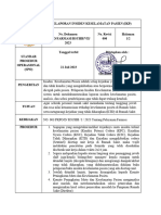 Spo Pelaporan Insiden Keselamatan Pasien (Ikp) Rsu Hadi Husada