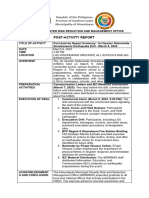 Post Activity Report 2023 1st Quarter Nsed