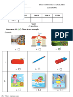 English 3 TEST 1 - Final Test