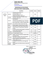 Spesifikasi EO BHD