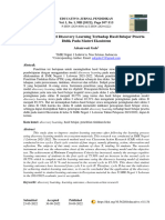 Penerapan Model Discovery Learning Terhadap Hasil Belajar Peserta Didik Pada Materi Ekosistem