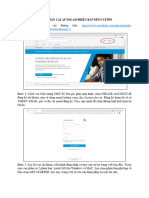 Hướng Dẫn Cài Autocad Phiên Bản Education