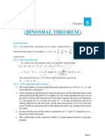 Binomial Theorm Exemplar