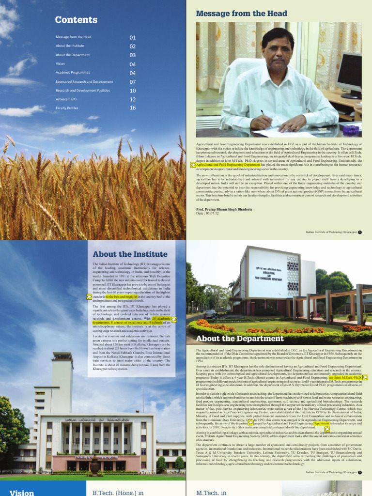 AGFE - Dept Brochure - Revised 1 2012 | PDF