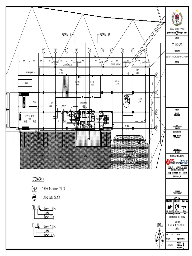 FORCON - TP. - 02 Denah Instalasi Triple Play lt.1-FORCON | PDF