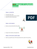 Review Sheet.: Stages of A Physical Education Session