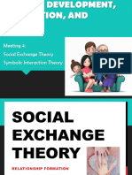 Social Exchange and Symbolic Interactionism Theory