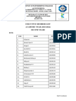 ROTARACT MEMBERS LIST Second YEAR 2024