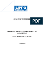 Spesifikasi Teknis Jalan Dan Saluran F19-10 & F19-11 DELTA SILICON 3