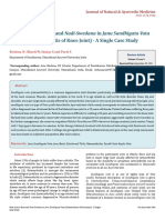 Role of Janu Basti and Nadi Swedana in Janu Sandhigata Vata Osteoarthritis of Knee Joint A Single Case Study