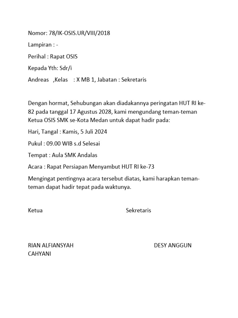 Contoh mail merge pdf
