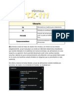 TX-111 FÓRMULA - Explicación