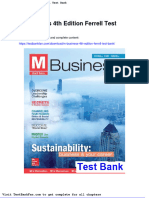 M Business 4th Edition Ferrell Test Bank