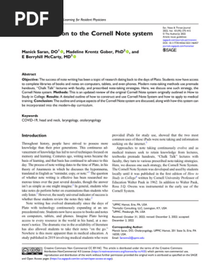 2022-TLRP--Saran(Cornell)
