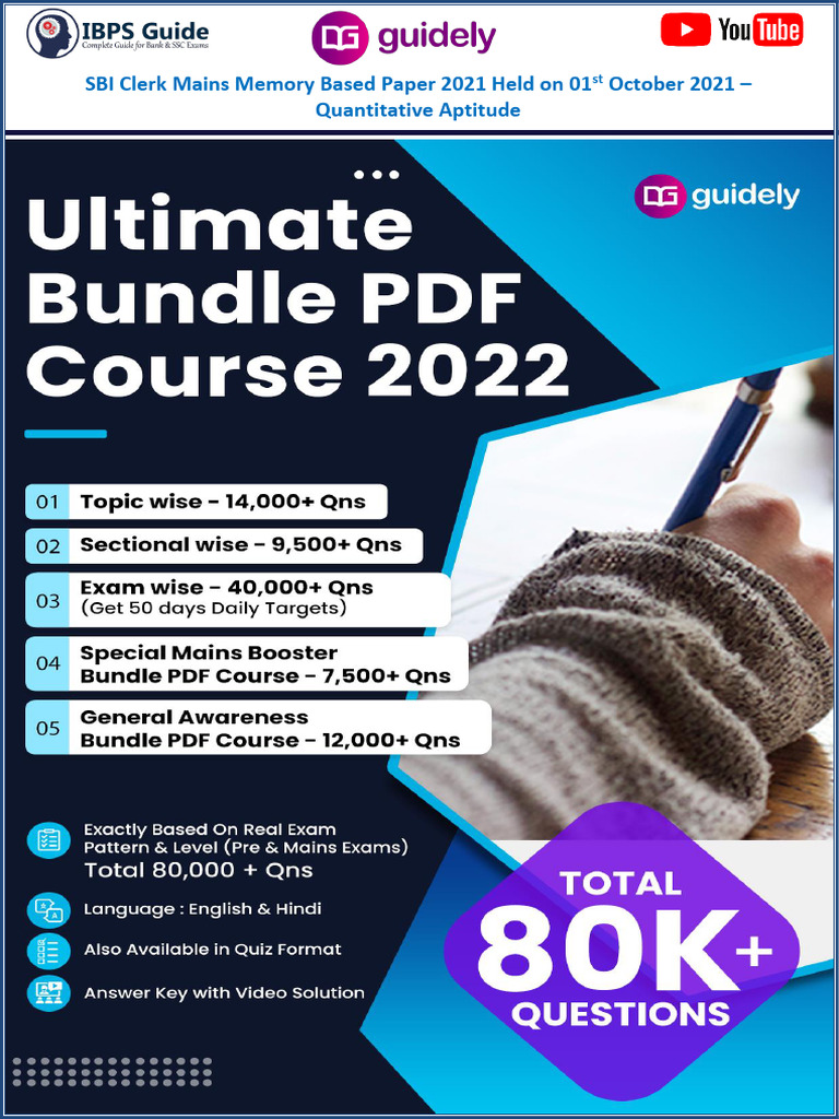 Previous year memory based paper for sbi clerk mains exam pdf