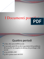 I Documenti Pontifici Sub Plumbo e Sub Cera