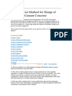 Standard Test Method For Slump of Hydraulic-Cement Concrete