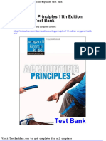 Accounting Principles 11th Edition Weygandt Test Bank