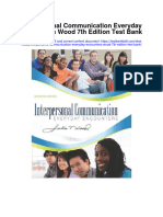 Interpersonal Communication Everyday Encounters Wood 7th Edition Test Bank