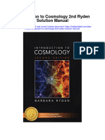 Introduction To Cosmology 2nd Ryden Solution Manual