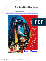 Marketing The Core 7th Edition Kerin Test Bank