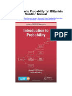 Introduction To Probability 1st Blitzstein Solution Manual