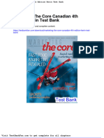 Marketing The Core Canadian 4th Edition Kerin Test Bank